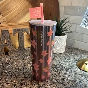 Starbucks Limited Edition Spring 2025 Cherry Blossom SS Tumbler